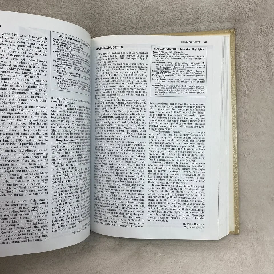 1989 WORLD TOPICS YEARBOOK Hardcover Book image indicator(5)