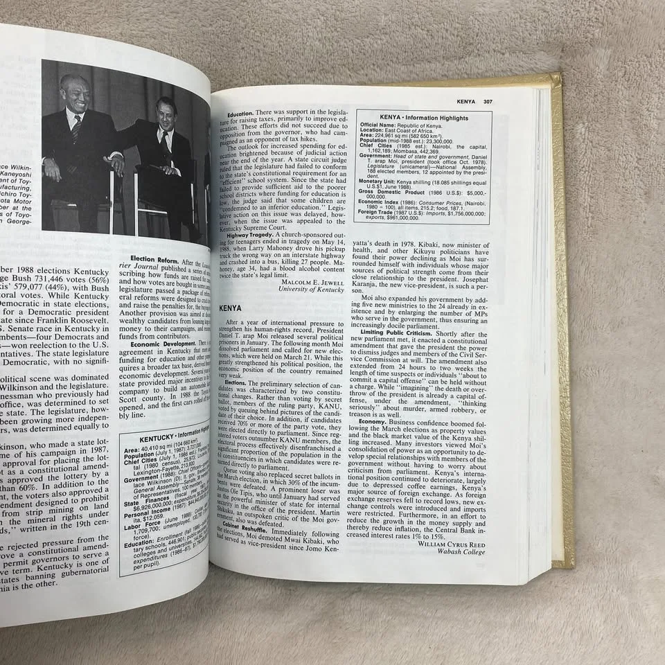 1989 WORLD TOPICS YEARBOOK Hardcover Book image indicator(6)