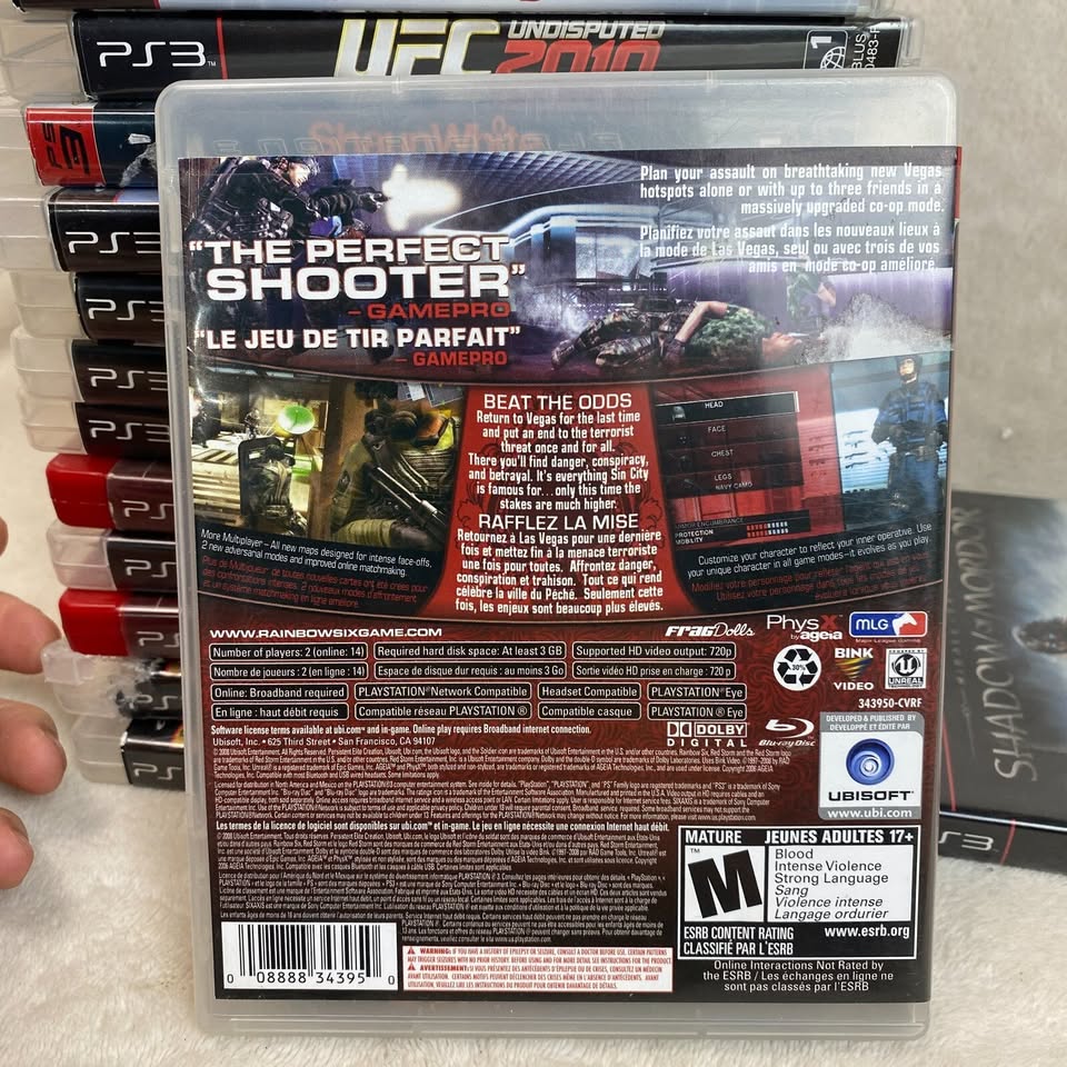🥕TOM CLANCY'S RAINBOW SIX VEGAS 2 Playstation 3 PS3 Game - photo 2