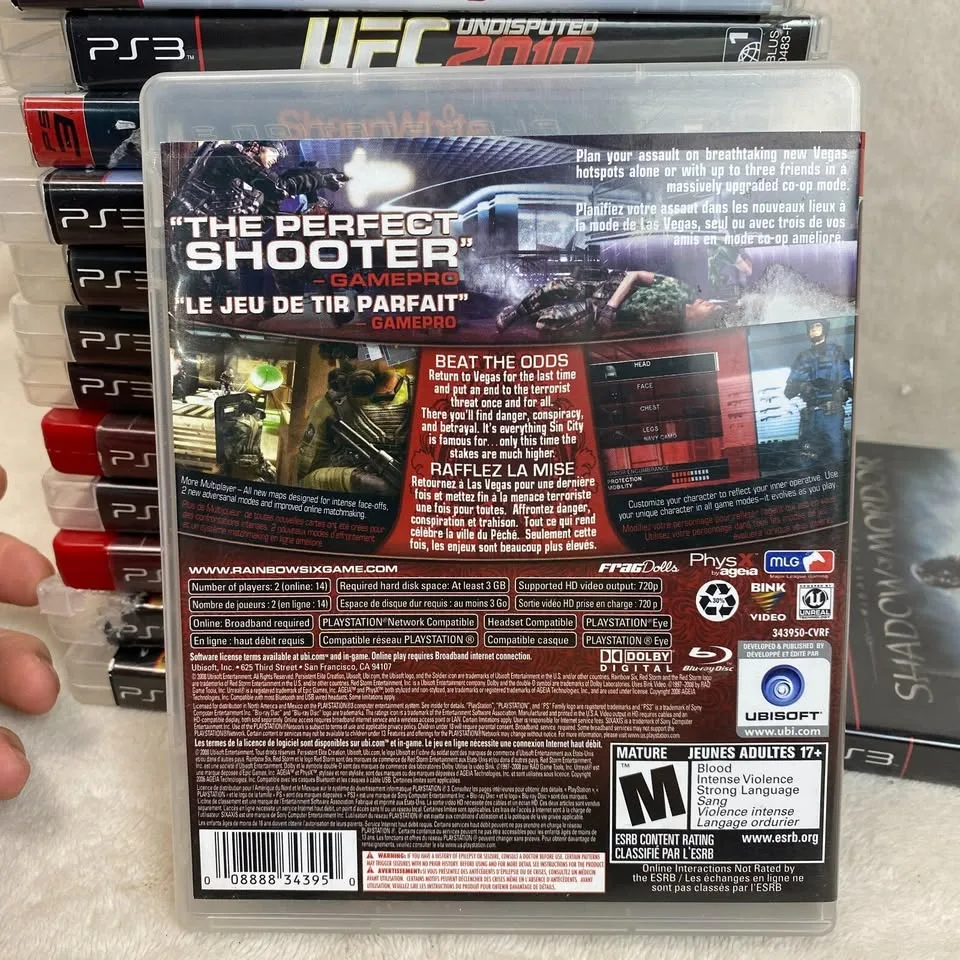 🥕TOM CLANCY'S RAINBOW SIX VEGAS 2 Playstation 3 PS3 Game image indicator(2)