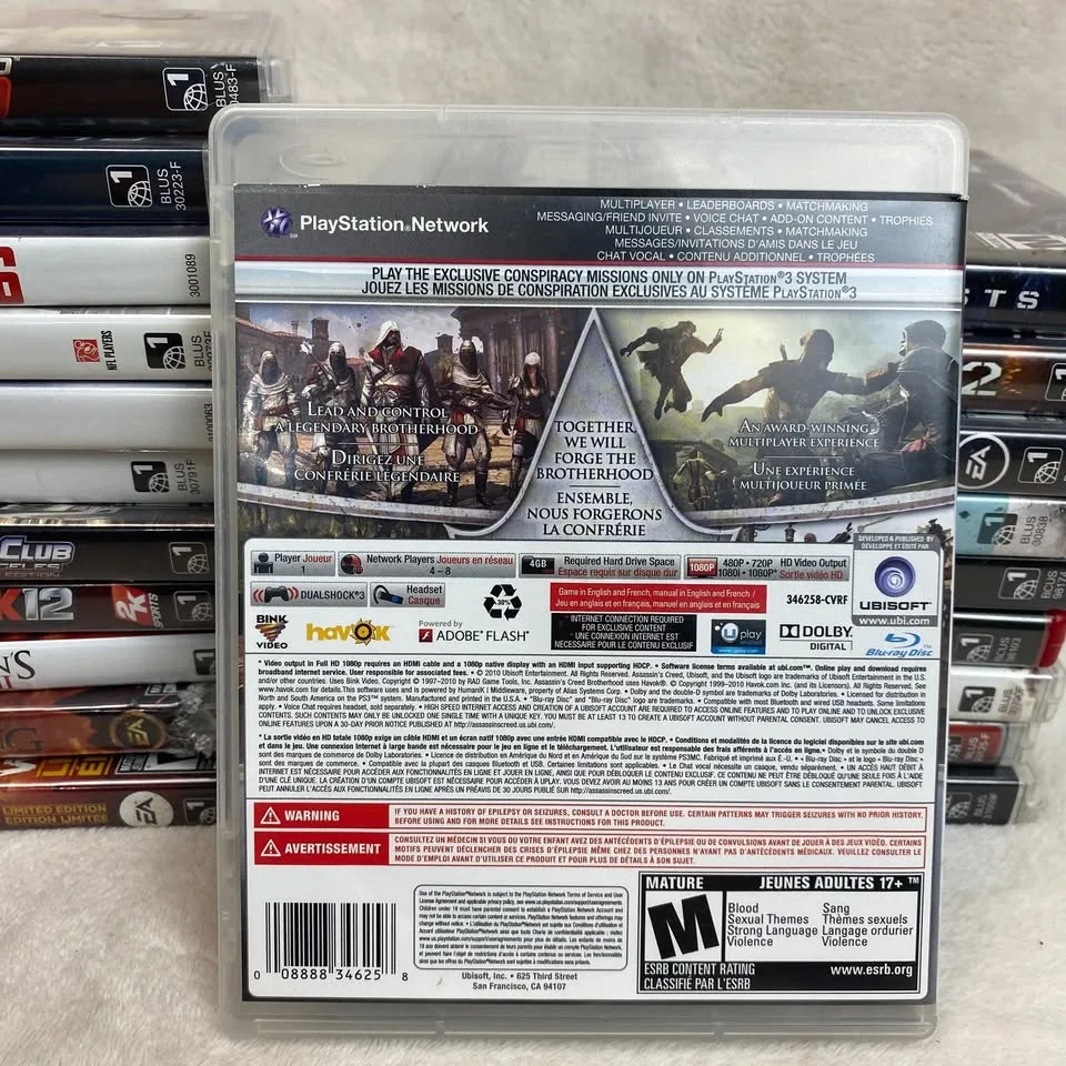 Assassin's Creed Brotherhood PS3 Game image indicator(3)