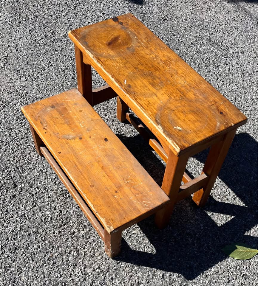 Vintage Wooden Step Stool - photo 5