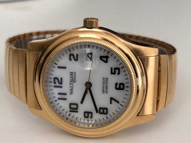 Waltham gold watch - photo 3