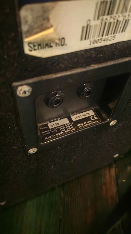 One Yamaha pa speaker S12E image indicator(2)