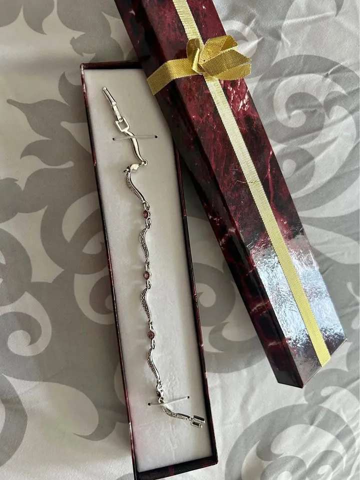 Silver Bracelet with Gem Detail thumbnail