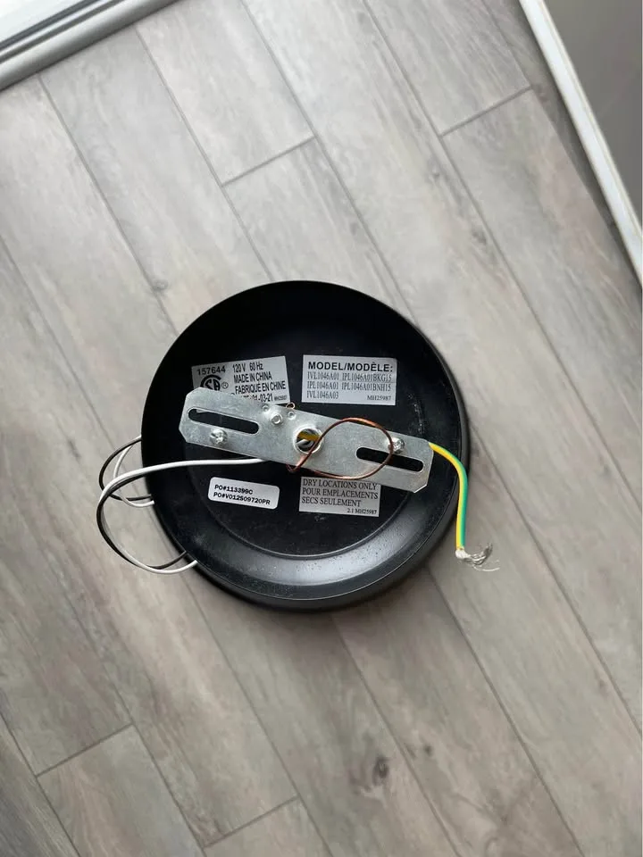 Pendant Lamp - Chrome & Matte Black (No Bulb) image indicator(2)