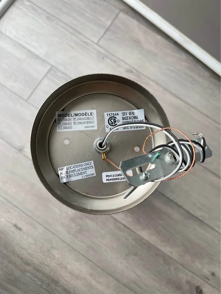 Brand New. No Bulb. Chrome Metal Finishing. Matt White Lamp image indicator(2)