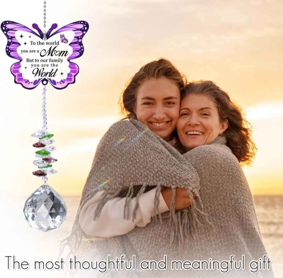 Butterfly Crystal Ball Sun Catcher, Gifts for Mom - photo 4