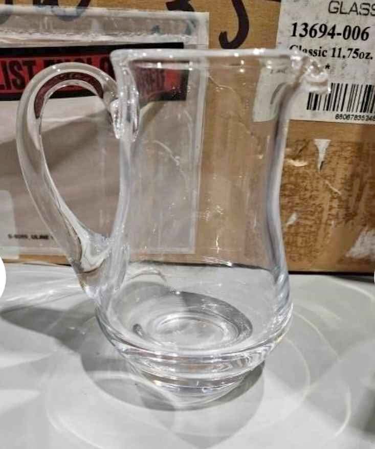 Glass Brands 11.75 Oz Wine Decanter Handled Whisky Jug