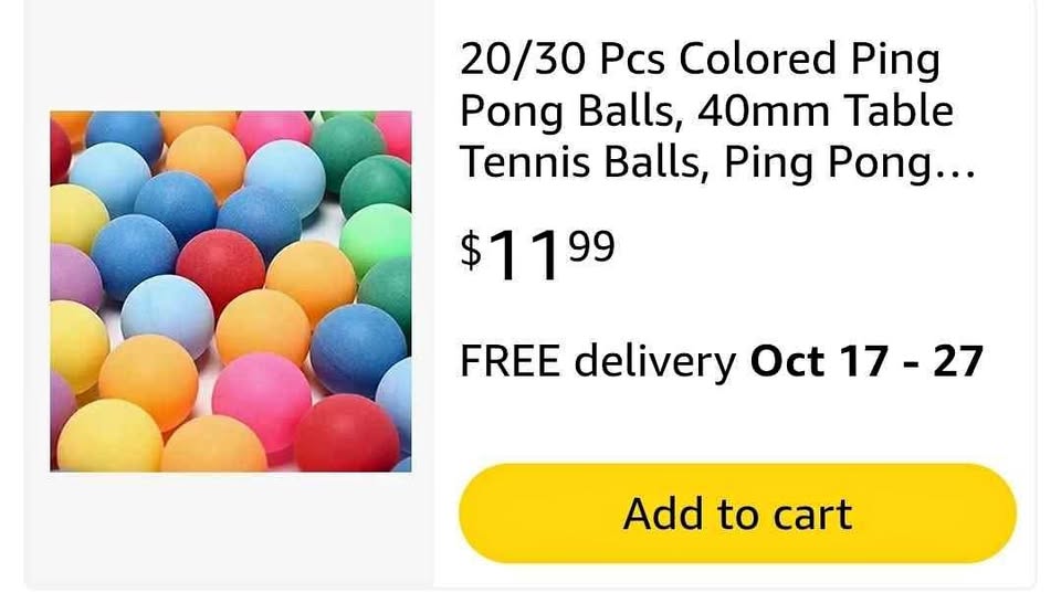 Ping Pong Balls for Table Tennis, Games 28 pcs