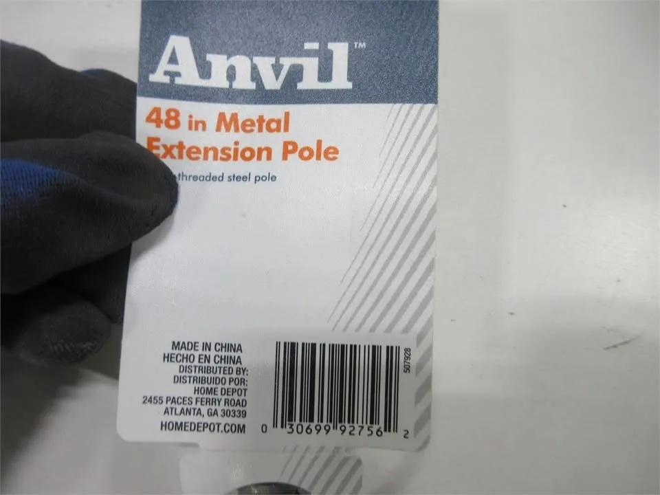 DUAL THREAD METAL SANDING POLES 48" METAL EXTENSION POLE image indicator(2)