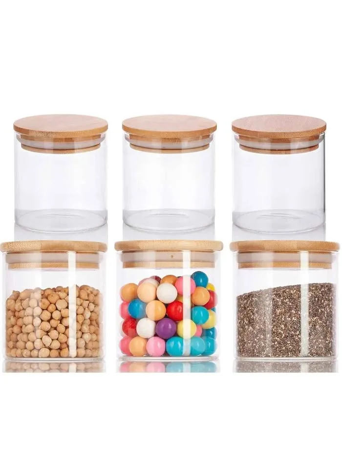 20 Glass Jars with Bamboo Silicone thumbnail