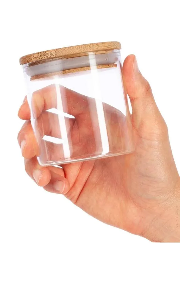 20 Glass Jars with Bamboo Silicone image indicator(2)