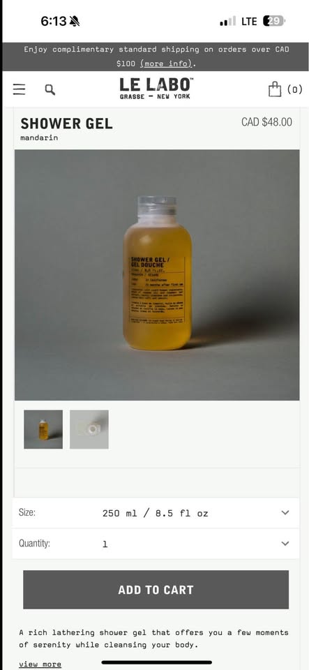 Le labo body wash 250ml $35 - photo 2