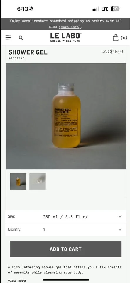 Le labo body wash 250ml $35 image indicator(2)