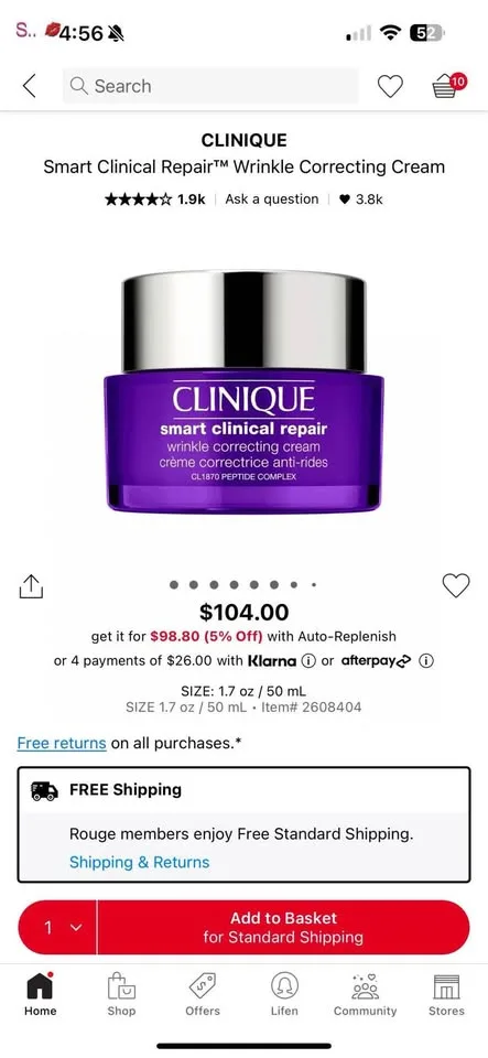 Clinique smart clinical repair set of 3 $180 image indicator(2)