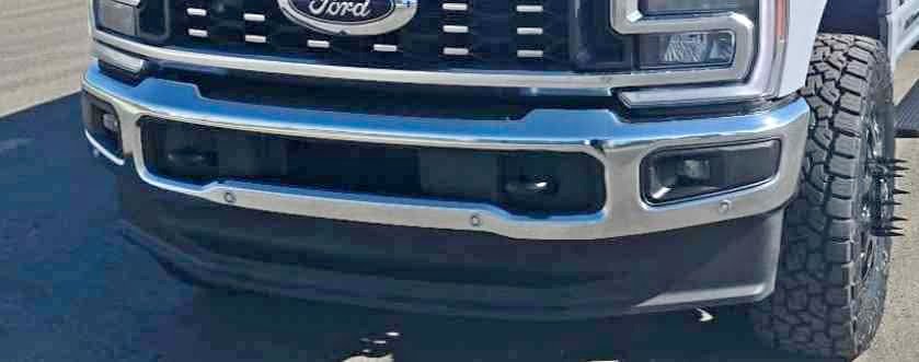 Ford F350 front and back bumpers