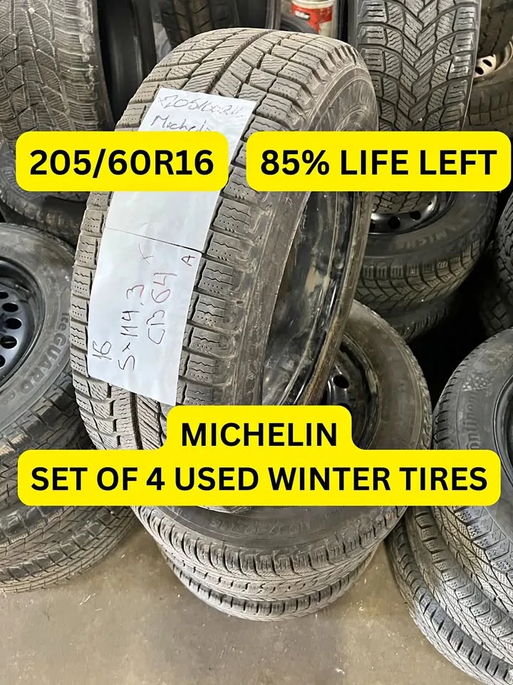 205/60R16 Michelin X-ICE3 Winter Tires - Set of 4 thumbnail