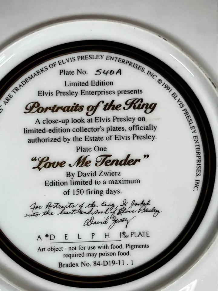 Elvis Presley Plates image indicator(4)