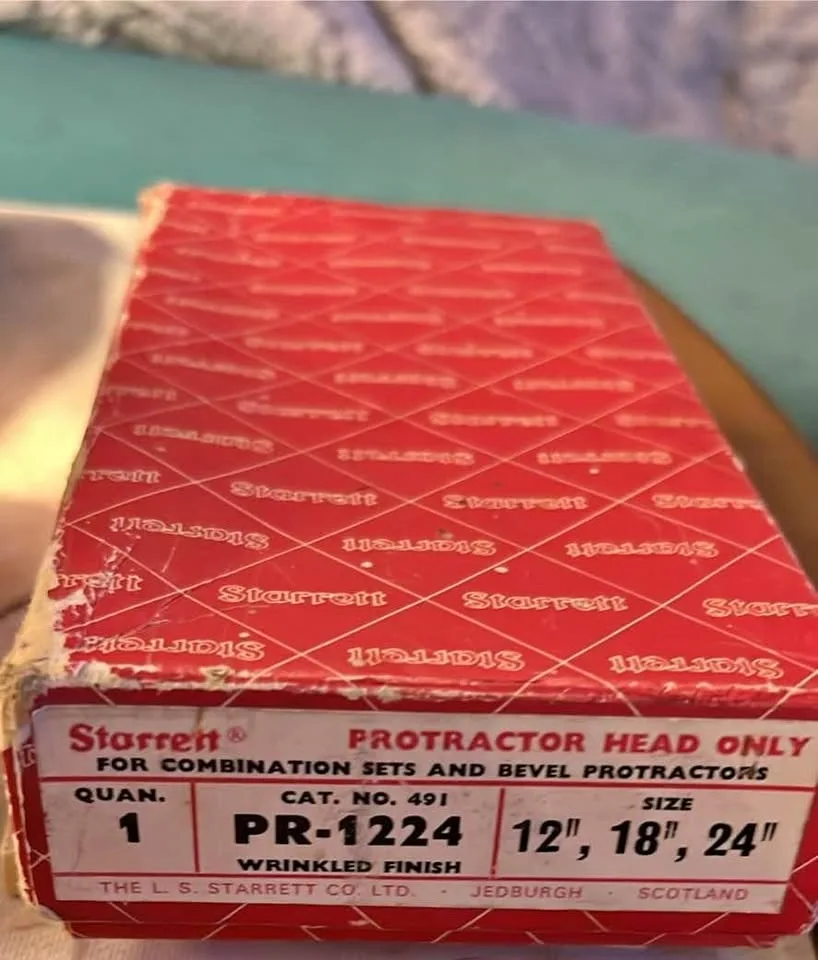 Starrett PR 1224 Protactor & Micrometer thumbnail