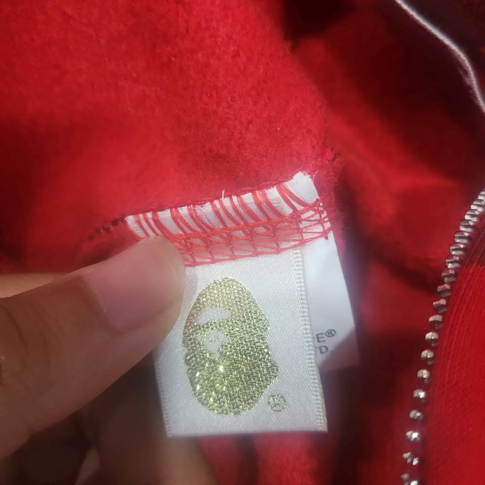 Red bape hoodie - photo 2