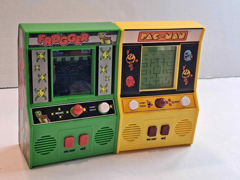 Frogger & Pac-man mini arcade $20each