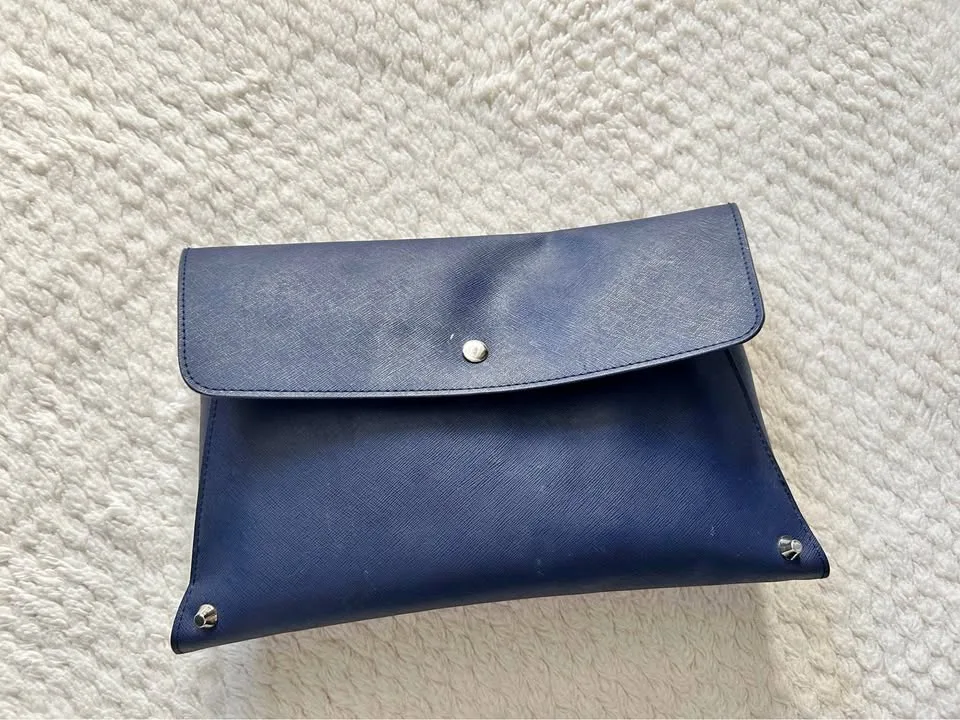 Blue makeup bag - medium size thumbnail