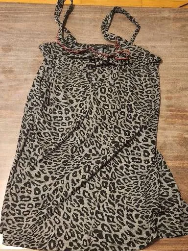 Leopard Print Cotton Nightie – Size Large thumbnail