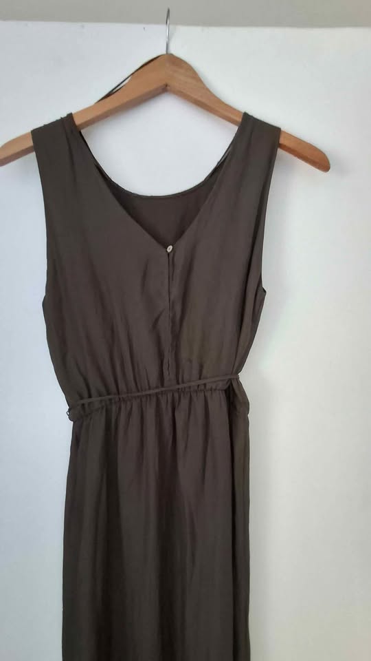 Basic Sleeveless Maxi Dress with Double Slits - photo 2