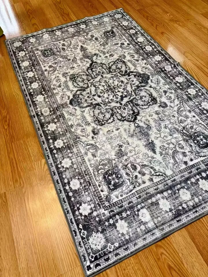 Brand New 3x5ft Grey/Floral Area Rug image indicator(3)