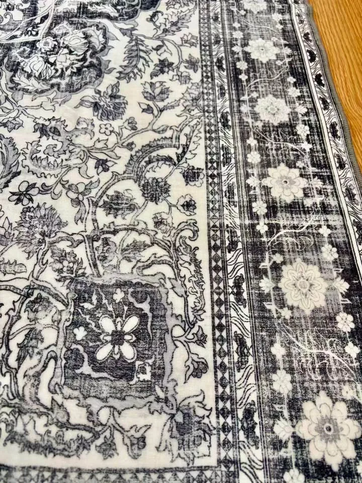 Brand New 3x5ft Grey/Floral Area Rug image indicator(6)