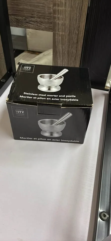 Stainless Steel Mortar and Pestle image indicator(2)
