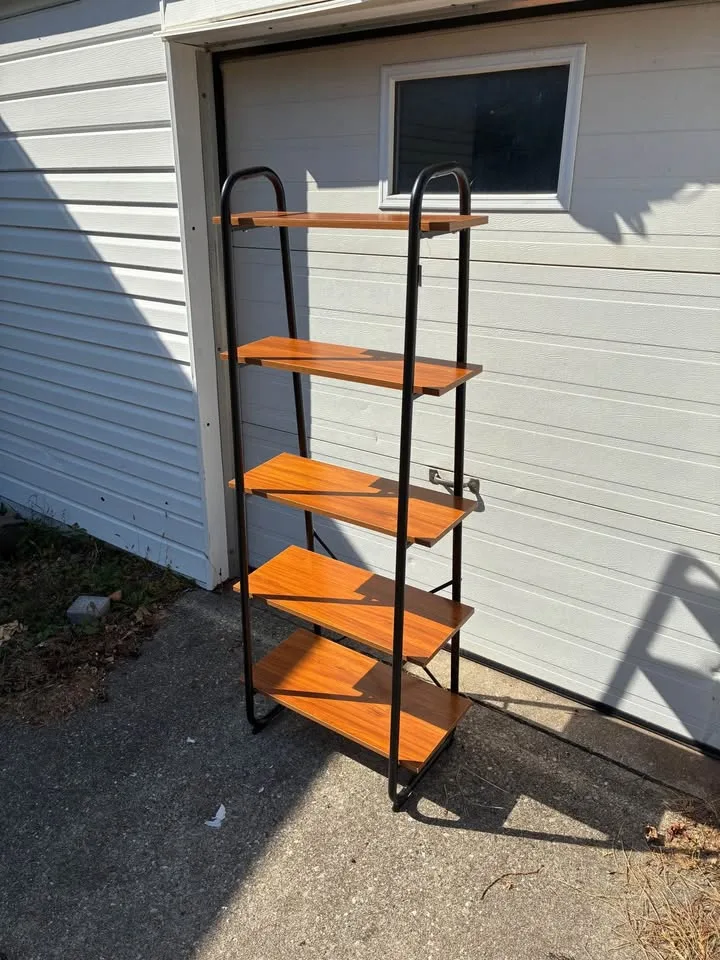 5 Tier Book Shelf with metal frame image indicator(2)