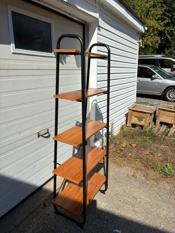 5 Tier Book Shelf with metal frame image indicator(4)