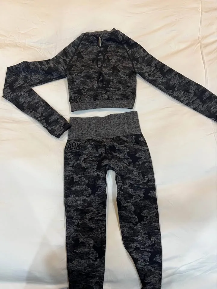 Gymshark Camo Seamless Set - black/grey image indicator(2)