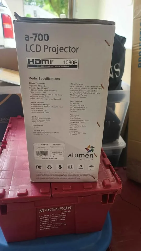 Alumen a700 Projector with Screen image indicator(3)