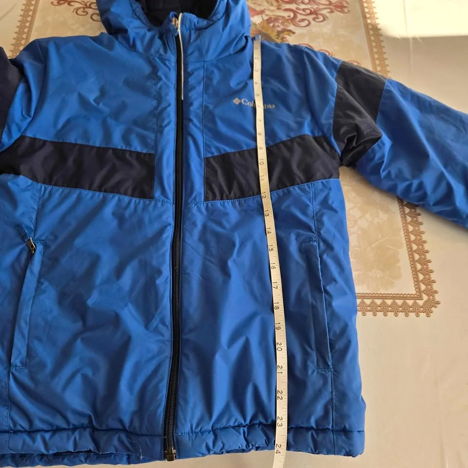 Columbia Jacket Boys L 14/16 Blue Waterproof image indicator(8)