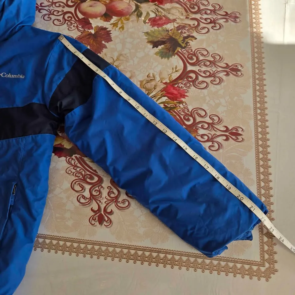 Columbia Jacket Boys L 14/16 Blue Waterproof image indicator(9)