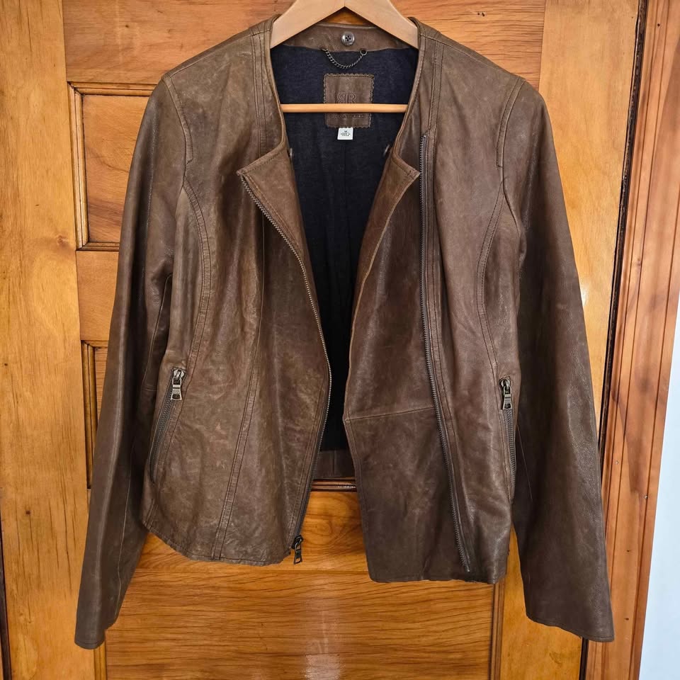 Banana Republic Leather Moto Jacket Medium - photo 4