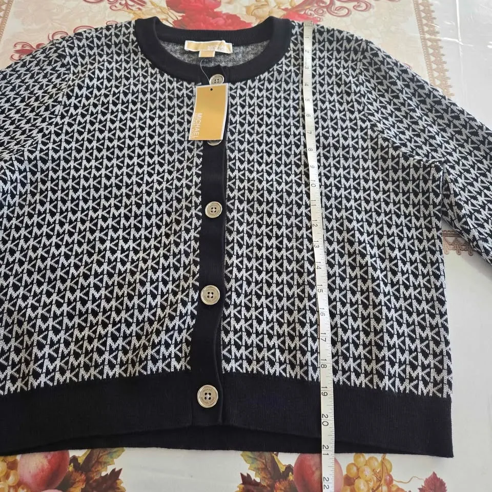 Michael Kors Cardigan Sweater Womens XL image indicator(6)