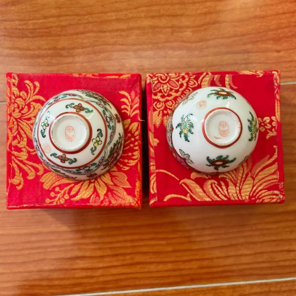 Small Chinese Porcelain Style Bowl / Miniature Tea Cup image indicator(4)