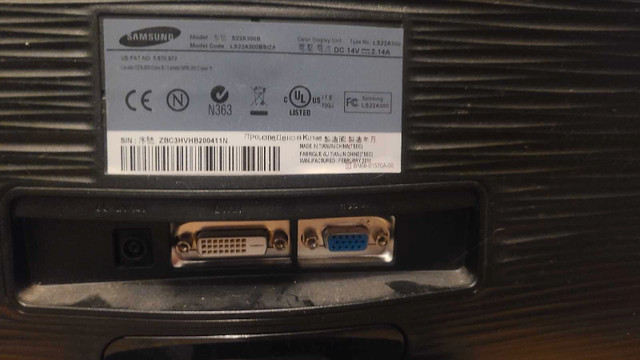 Samsung 21.5" LED Monitor (S22A300B) 🥕 - photo 5