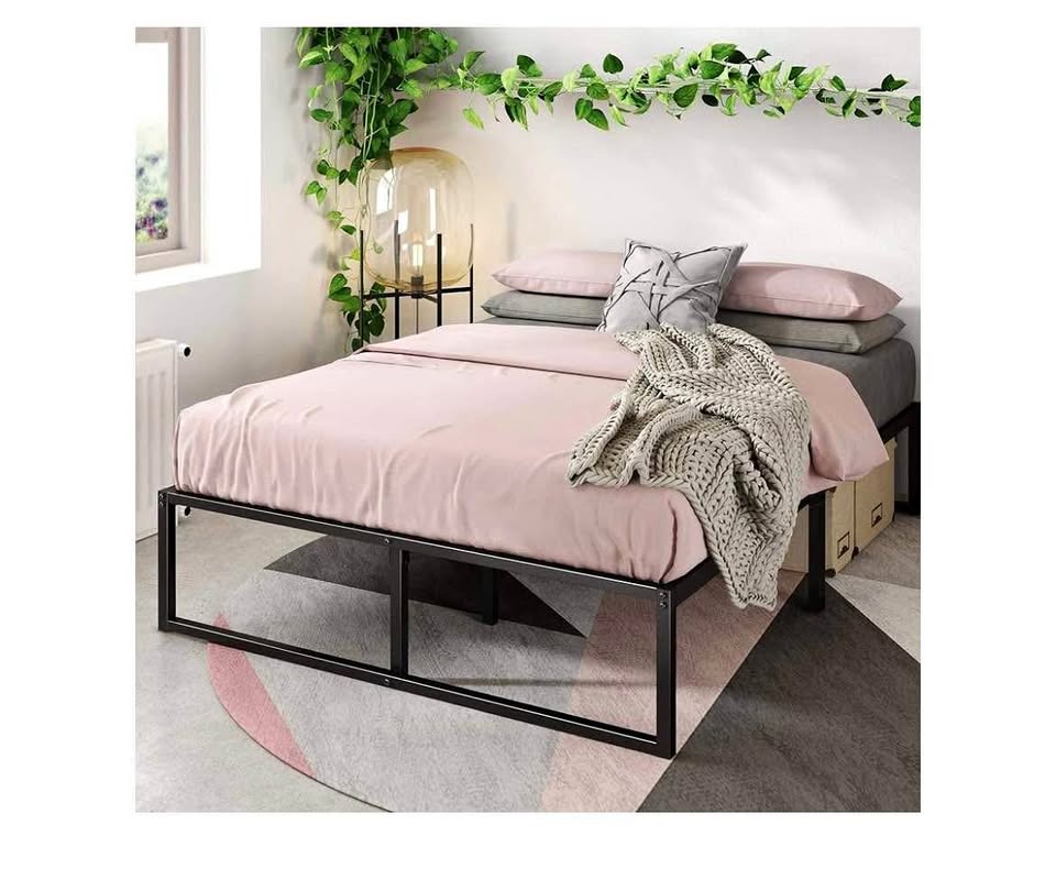 Metal bed frame king size