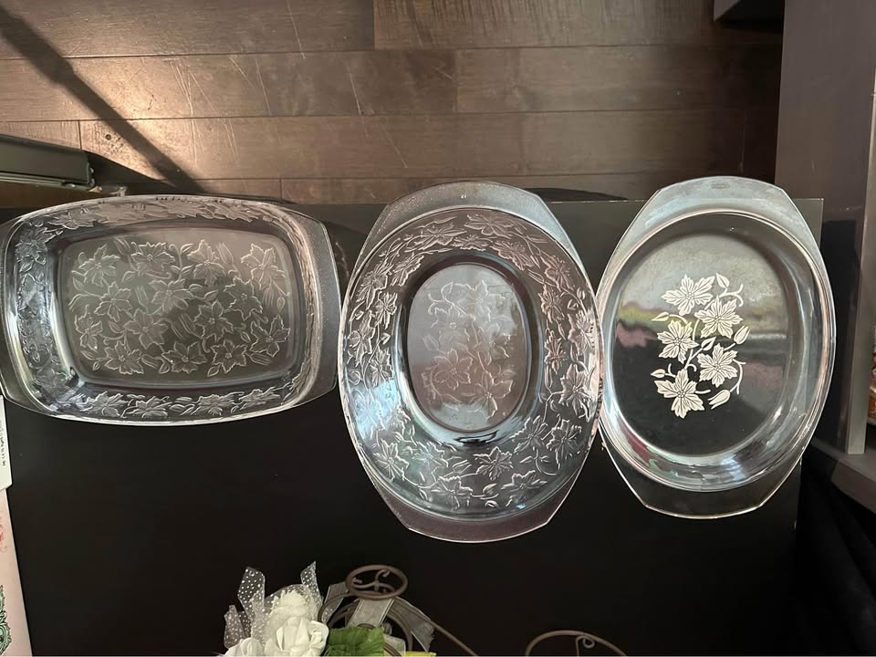 Glass Dishes - All 3 together - photo 3