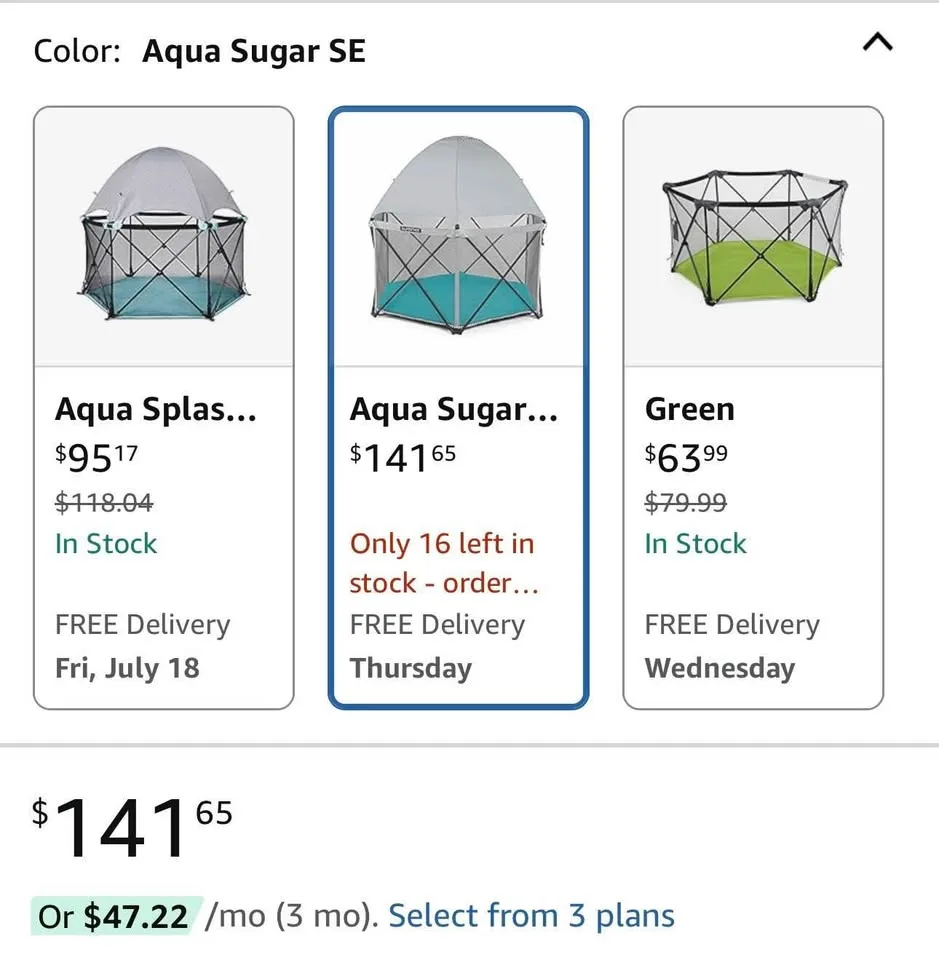 Summer Infant Pop ’n Play - Aqua / Never Used image indicator(2)