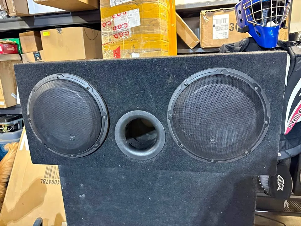 Powerful JL 10” subs and box