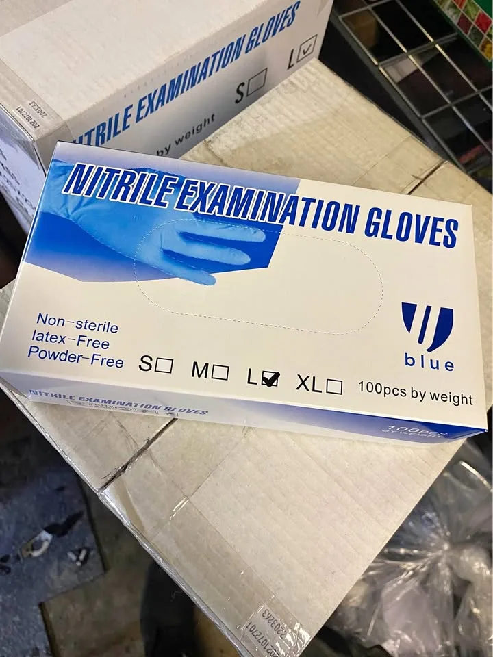 Nitrile Exam Gloves - Large