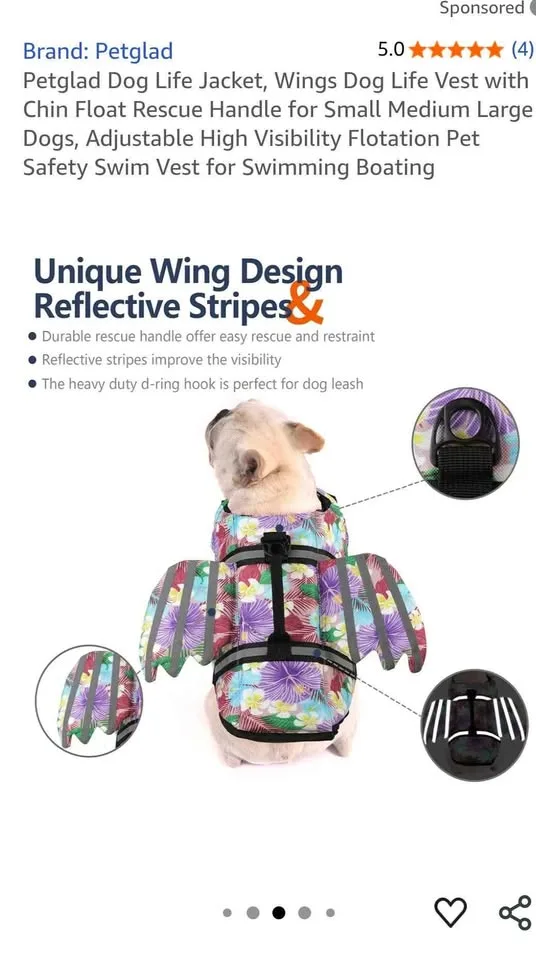 Puppy/dog lifejacket image indicator(9)