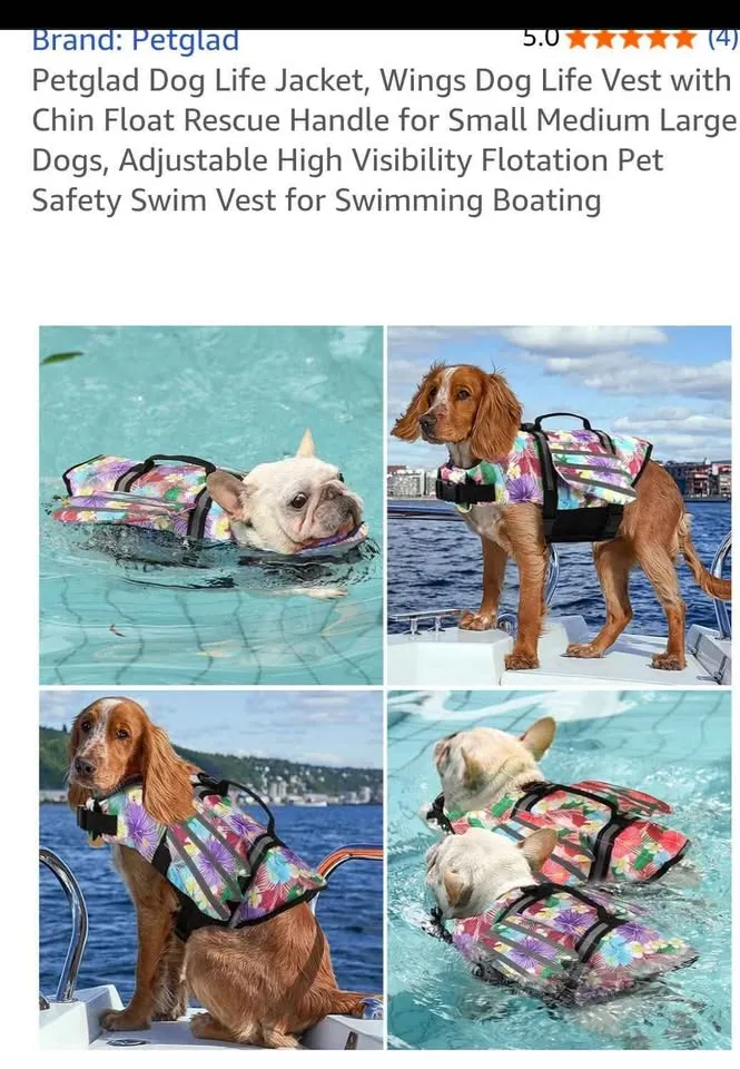 Puppy/dog lifejacket image indicator(10)