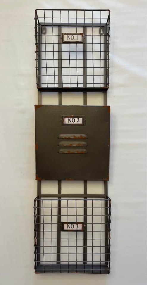 Industrial Style Wall Organizer - photo 2